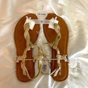 DB Studio Light Gold Sandals